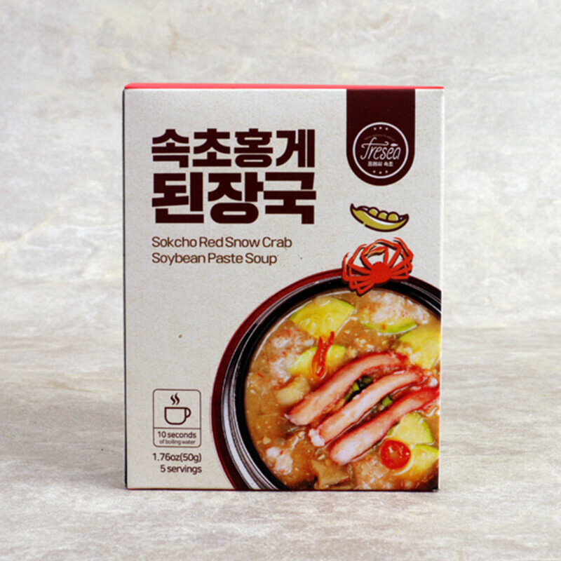 강원더몰,진짜 속초홍게가 들어간 간편 속초홍게된장국 50g(10g x 5ea)
